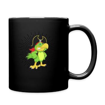 Pirate - pirate - perroquet - Mug uni - noir - Droite