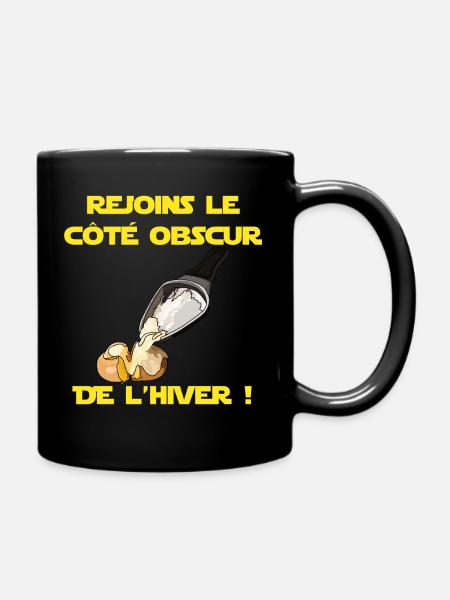 Logo Raclette - Mug uni - noir