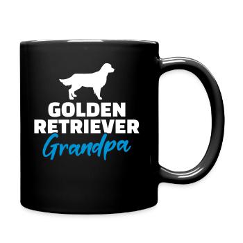 Golden Retriever - Mug uni - noir - Droite