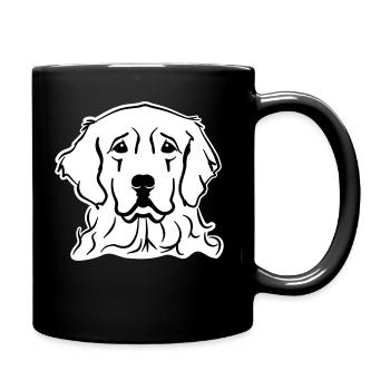 Golden Retriever - Full Colour Mug - black - Right