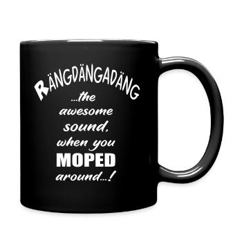 awesome sound white - Full Colour Mug - black - Right