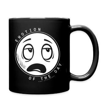 Emotion erschöpft by "ART8NS" Art ON Streetwear - Tasse einfarbig - Schwarz - Rechts