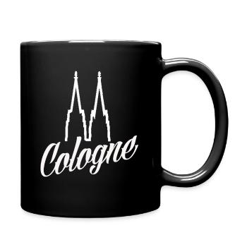 Cologne Cathedral - Cologne white - Full Colour Mug - black - Right