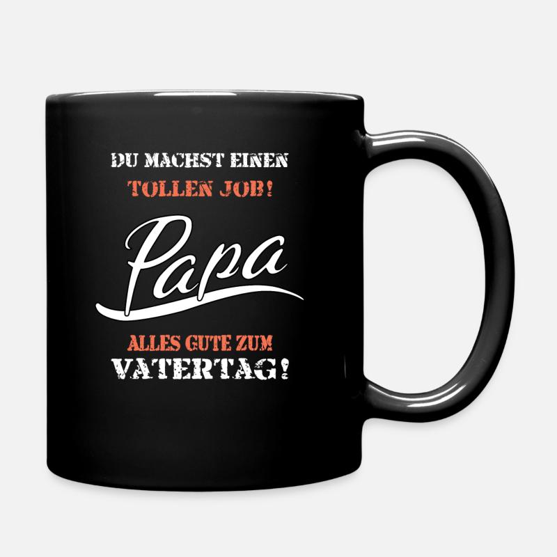 Vatertag - Tasse einfarbig - Schwarz
