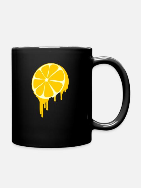 Lemon summer 2020 - Full Colour Mug - black