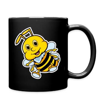 bee - Full Colour Mug - black - Right