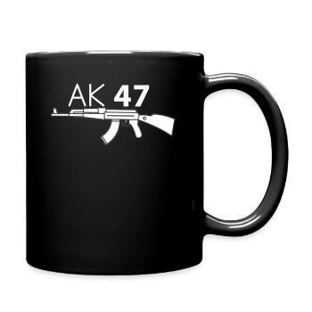 AK 47 - Tasse einfarbig - Schwarz - Rechts