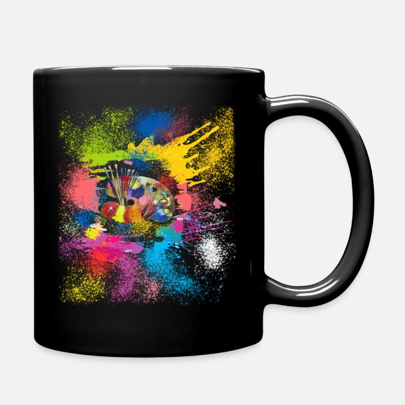 Die Kunst des Malens - Tasse einfarbig - Schwarz