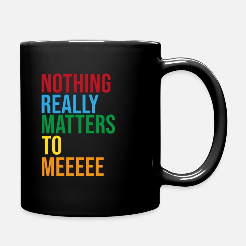 bohemian rhapsodie queen paroles arc en ciel - Mug uni - noir