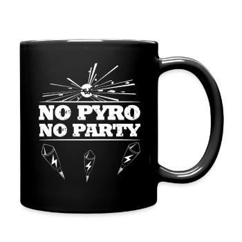 Missiles pyro feux d'artifice - Mug uni - noir - Droite