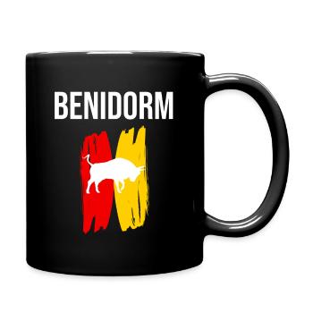 Benidorm t-shirt - Full Colour Mug - black - Right
