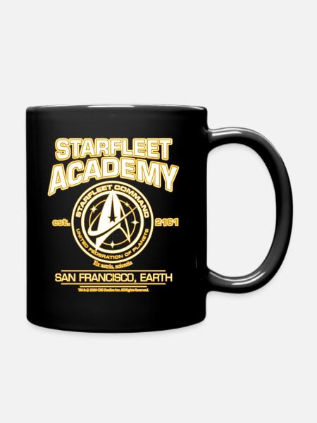 Star Trek Discovery Starfleet Collège Mug - Mug uni - noir