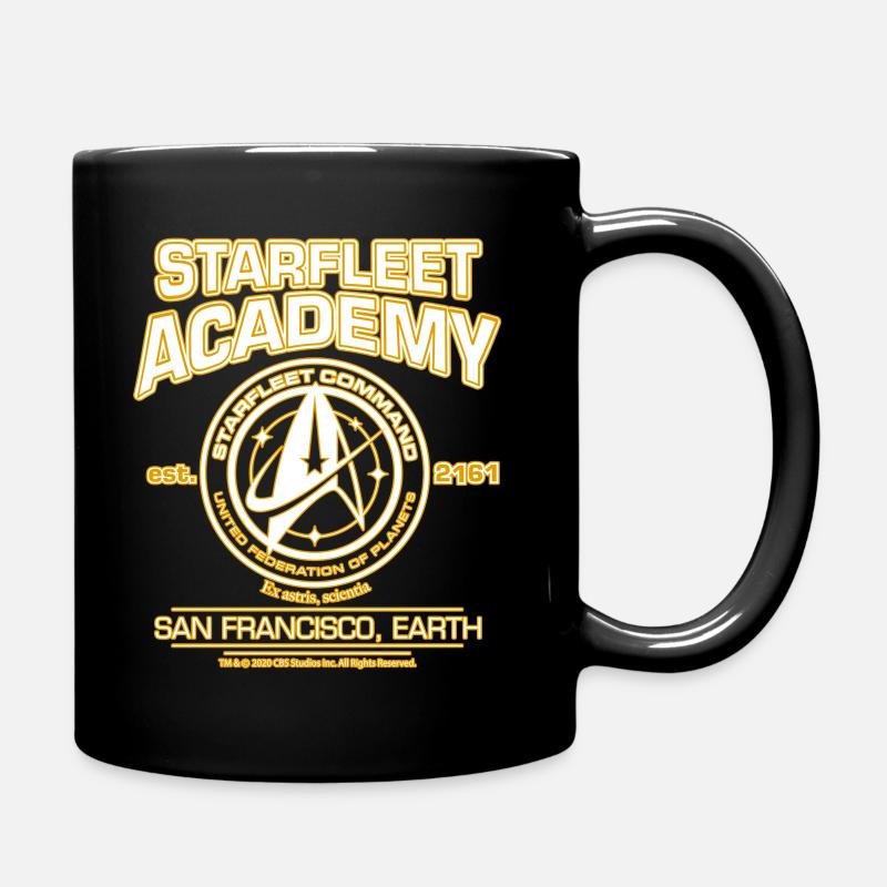 Star Trek Discovery Starfleet Academy Mug - Full Colour Mug - black