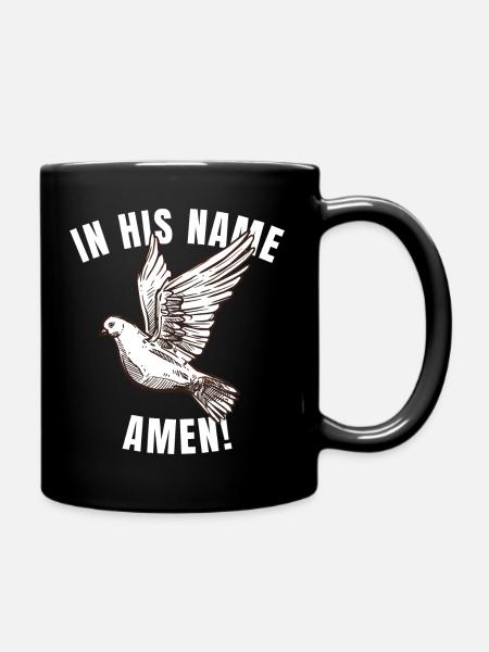 Dieu de croyance chrétienne colombe - Mug uni - noir