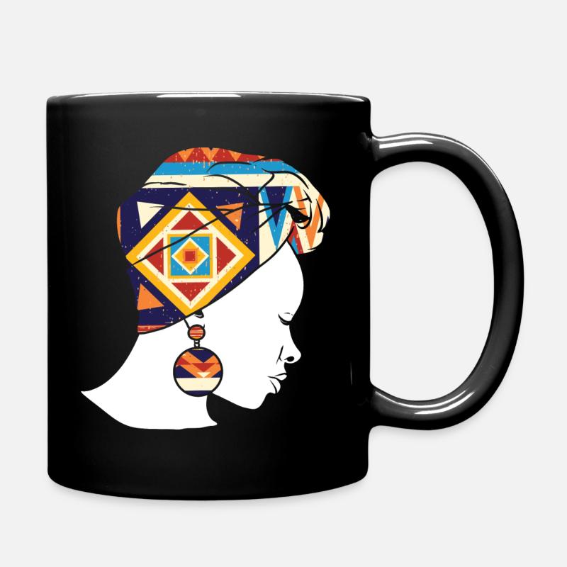 Africaine Kente Art - Mug uni - noir