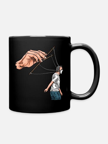 Anti Mask Duty Marionette Face Mask - Mug uni - noir