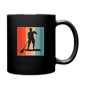 Stand Up Paddling, Stand Up Paddle SUP, Board Sport - Full Colour Mug - black - Right
