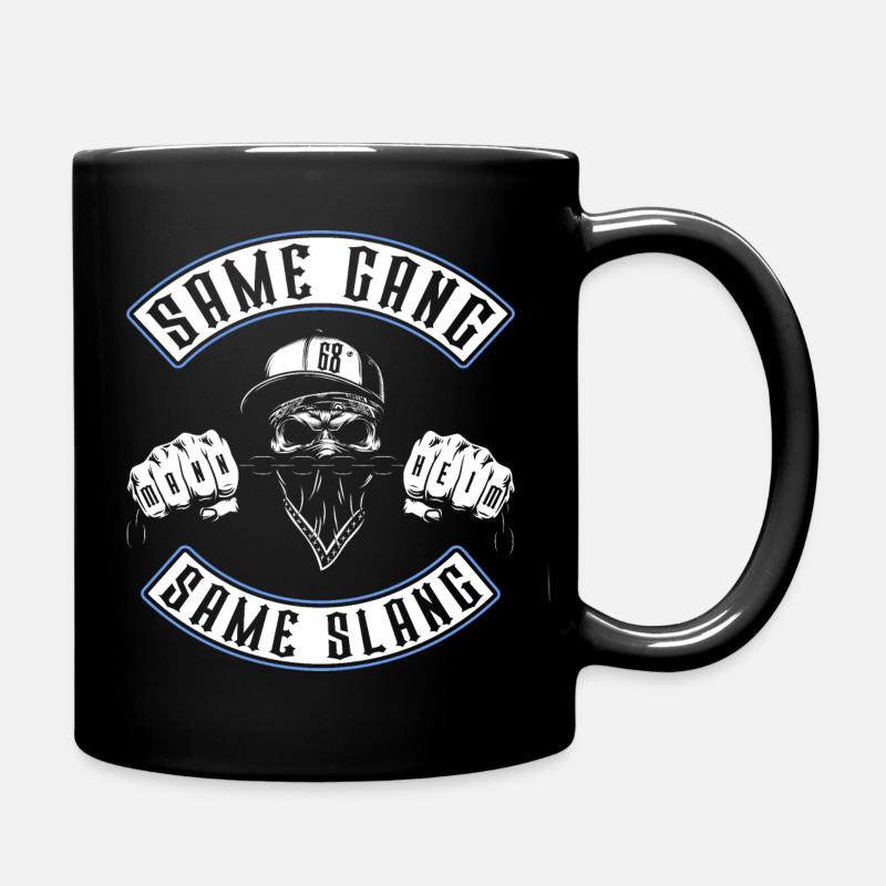Mannheim 68 Slang Gang - Tasse einfarbig - Schwarz