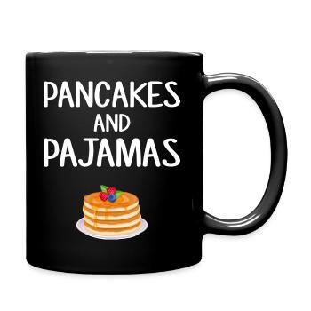 Pancakes and Pajamas, pancake maker - Mug uni - noir - Droite