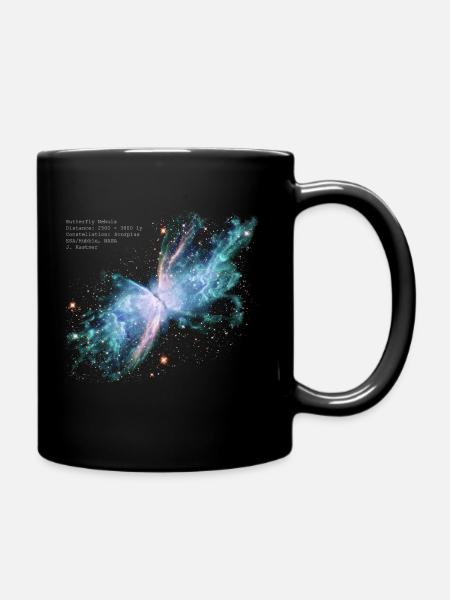 Butterfly Nebula - NGC 6302 - Tasse einfarbig - Schwarz