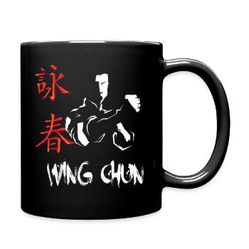 Wing chun Wingtsun Icônes chinois Police - Mug uni - noir - Droite