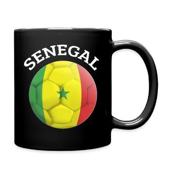 Senegal Africa Gift Idea - Full Colour Mug - black - Right