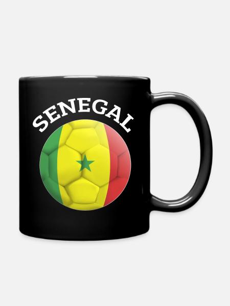 Senegal Afrika Geschenkidee - Tasse einfarbig - Schwarz