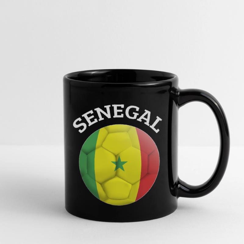 Senegal Afrika Geschenkidee Tasse einfarbig