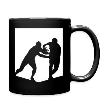 Un simple rugby - Mug uni - noir - Droite