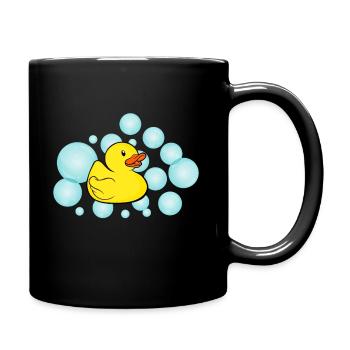 Canards de bain - Mug uni - noir - Droite