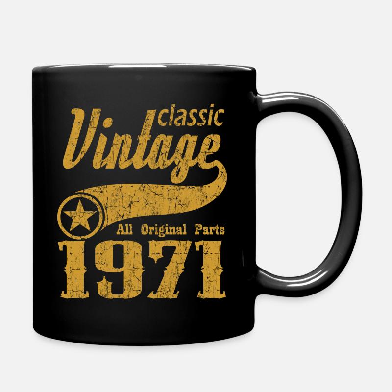 1971 - Mug uni - noir