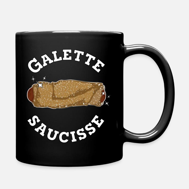 saucisse bretonne - Mug uni - noir