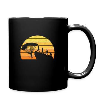 Gleitschirm Gleitschirmfliegen Paragliding - Full Colour Mug - black - Right