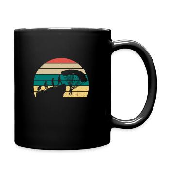 Gleitschirm Gleitschirmfliegen Paragliding - Full Colour Mug - black - Right