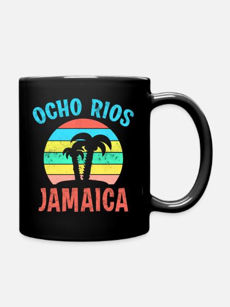 OCHO RIOS JAMAICA Sonnenuntergang Karibik Jamaika - Tasse einfarbig - Schwarz