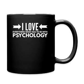 Psychologie - Mug uni - noir - Droite