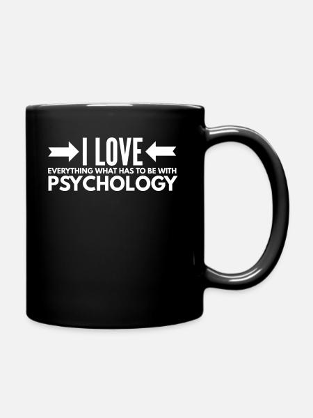psychology - Full Colour Mug - black
