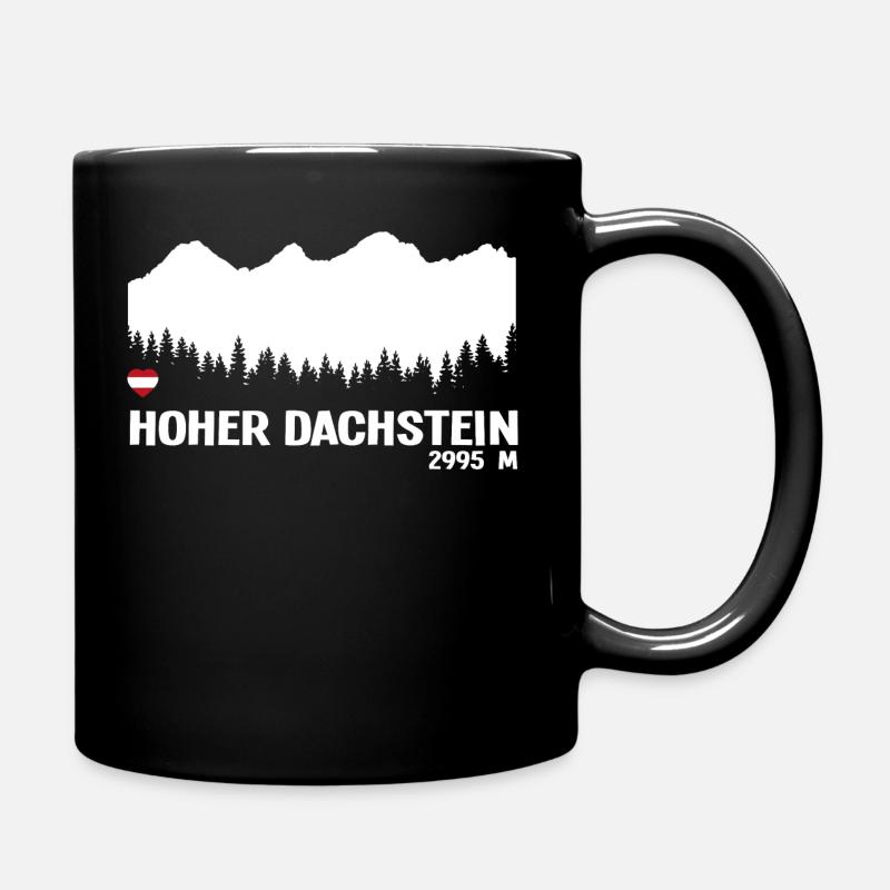 Hoher Dachstein Austria Schladming Steiermark Berg - Tasse einfarbig - Schwarz