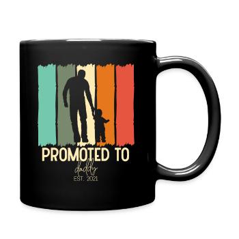 Best dad ever 1st father's day New dad Est 2021 - Full Colour Mug - black - Right