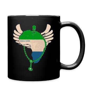 Sierra Leone - Tasse einfarbig - Schwarz - Rechts