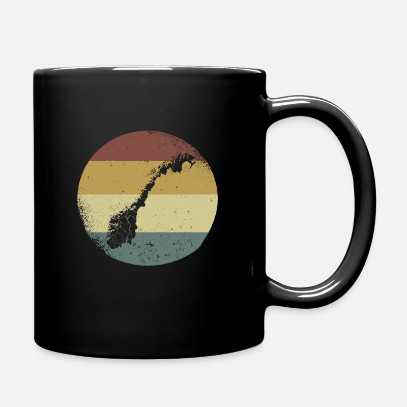 Norwegen Norweger Skandinavien - Tasse einfarbig - Schwarz
