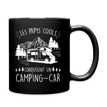 Les papys cools conduisent un Camping-car - Mug uni - noir - Droite