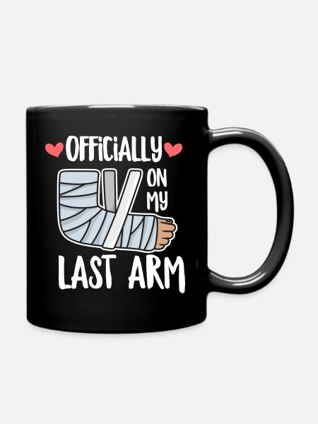 Le sort de la fracture du bras pour quelqu’un avec une cassée - Mug uni - noir