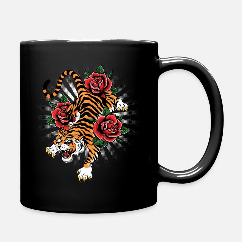 Tiger - Tasse einfarbig - Schwarz