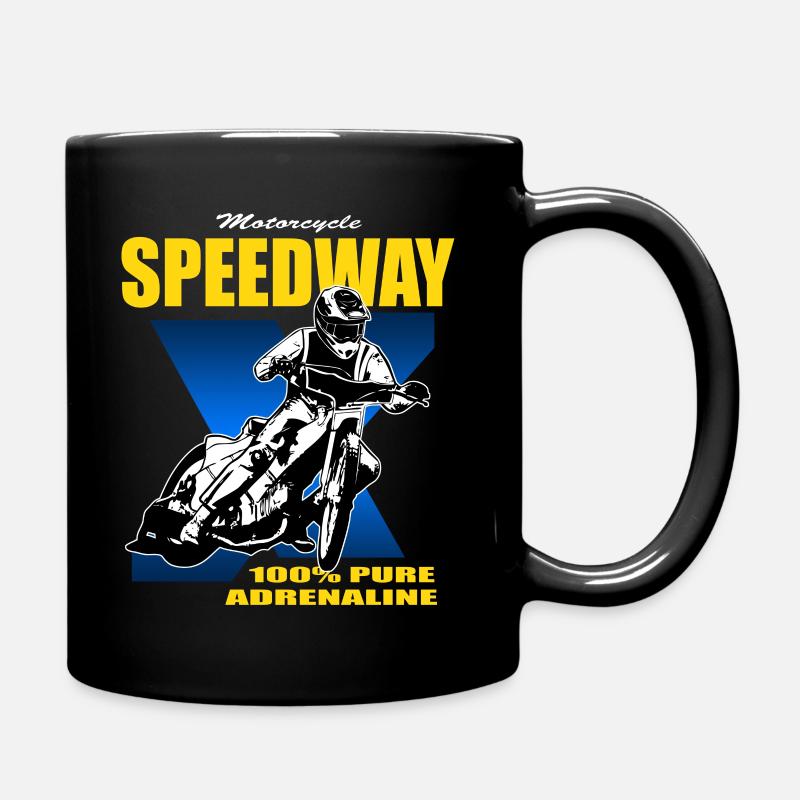 Speedway - Motorcycle Speedway - Tasse einfarbig - Schwarz
