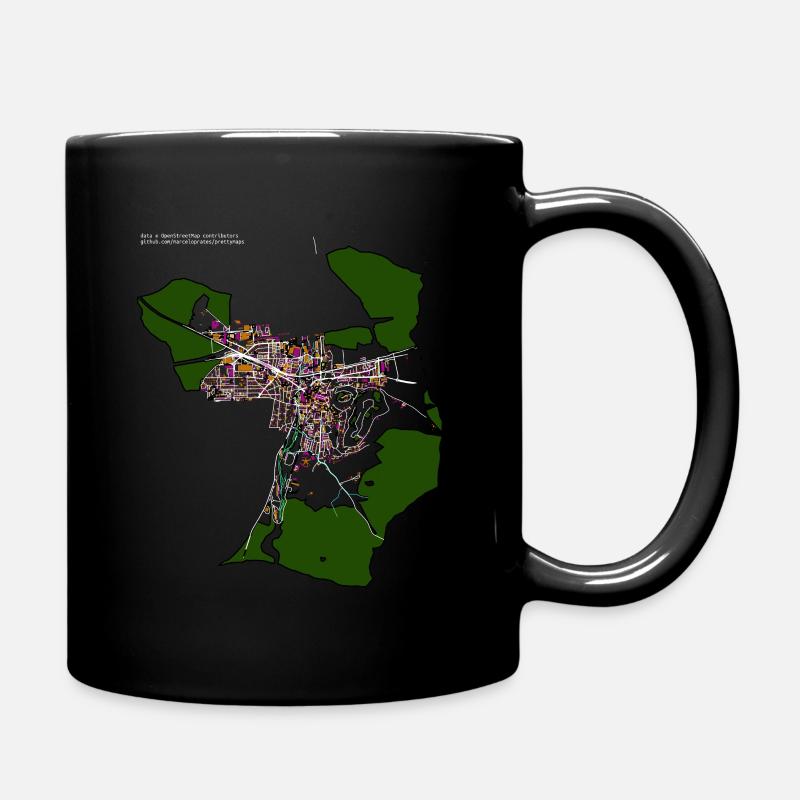 Lenzburg - Tasse einfarbig - Schwarz