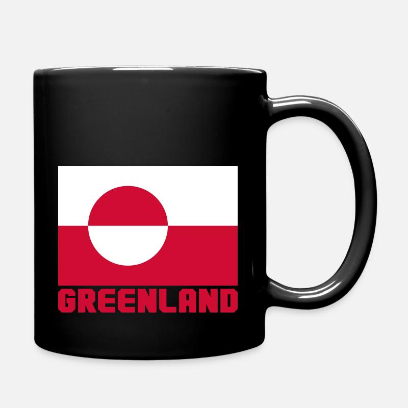 Grønland - Ensfarvet krus - sort