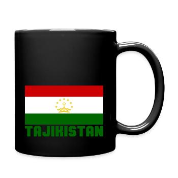 Tajikistan - Full Colour Mug - black - Right
