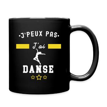 je peux pas j'ai danse dance - Mug uni - noir - Droite