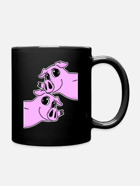 Cochons Cochons - Mug uni - noir